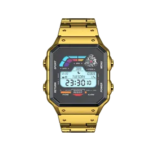 ساعة يد رياضية للرجال بشاشة عالية الوضوح طراز Life Watch الذكية طراز الاتصال الذكي من BT طراز 2024