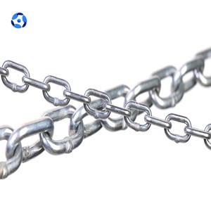 Chaîne de liaison d'ancre de navire soudée marine, chaîne à maillons à goujon U1 U2 U3, taille du maillon (6Dx3.6D) - Product Image 1