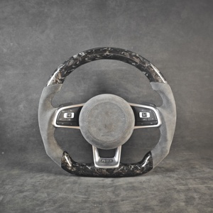 <span class=keywords><strong>Volante</strong></span> de Fibra de Carbono Forjado LED Personalizado para Volkswagen vw Serie GTI/Serie Golf 7R <span class=keywords><strong>Mk7</strong></span> <span class=keywords><strong>Mk7</strong></span>.5 <span class=keywords><strong>GLI</strong></span> con Botón de Encendido - Product Image 3