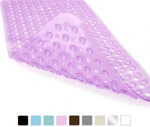 Tapis antidérapant pour baignoire K1219, nouveau, 40*88cm, allongé, en PVC, avec ventouses, tapis antidérapant pour salle de bain, tapis antidérapant pour sol - Product Image 5