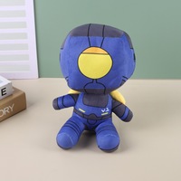 AMIGO Super Weicher Plüschroboter Individuelles Design Gefüllt mit PP-Baumwolle 25cm Unisex für Partys