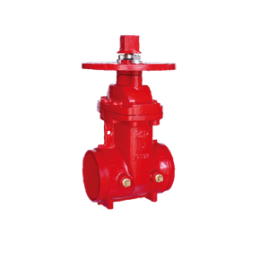 Válvula de Compuerta Genuina Fire ANSI BS DIN JIS de 2-12 Pulgadas, Válvula de Compuerta de Cuña Resiliente NRS - Extremo Ranurado de Hierro Dúctil Fundido - Product Image 1