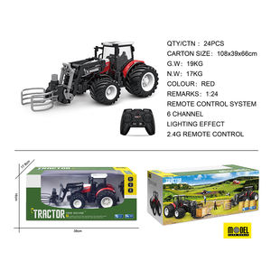 1/24 échelle 2.4GHZ 6CH télécommande <span class=keywords><strong>jouet</strong></span> tracteur en plastique RC <span class=keywords><strong>grue</strong></span> camion modèle avec lumière - Product Image 4