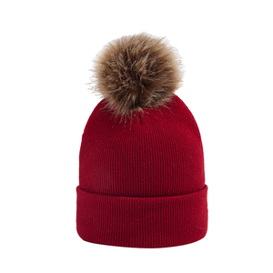 Comfortable Winter Beanie Cap Ribbed Knit Design Soft Stretch Fabric Casual Outdoor <b>Head</b> <b>Cover</b> Accessory - Product Image 1