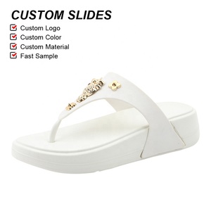 OLICOM New Design Factory Luxury Flip Flops <strong>Slippers</strong> <strong>for</strong> <strong>Women</strong> EVA Thick Sole Anti-Slip Soft Comfortable <strong>for</strong> Outdoor Pool Summer - Product Image 3