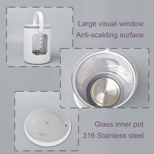 Sản Phẩm Em Bé Xách Tay Kỹ Thuật Số Thủy Tinh Không Khí Nhiệt Nồi Ngay Lập Tức Nước Ấm Hơn Nhanh Chóng Công Thức Chai Dispenser Bé Ấm Đun Nước Cho Công Thức - Product Image 4