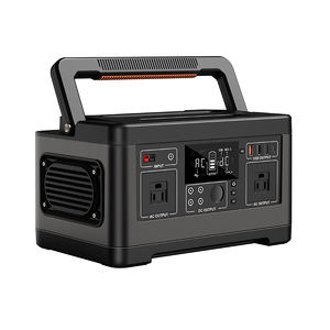 Générateur Solaire de Luxe 500W 520Wh à Onde Sinusoïdale Pure, Rechargeable en Voiture, avec Éclairage LED pour Opérations en Marché Nocturne Urbain - Vente Chaude - Product Image 4