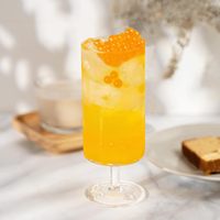 Hoge Kwaliteit Passievrucht Popping Pearls Competitieve Prijs Bubble Tea Ingrediënten TW Oorsprong 1.0lb Verpakking