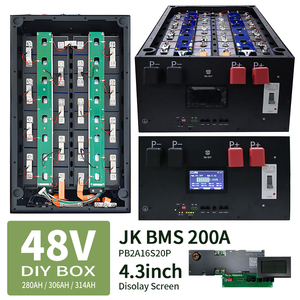 โรงงานผลิตแบตเตอรี่ 48V 51.2V 300AH ลิเธียมไอออน Lifepo4 แบตเตอรี่แบบกระป๋อง 5Kwh 15Kwh 20Kwh 30KWH ระบบแบตเตอรี่พลังงานแสงอาทิตย์ - Product Image 3