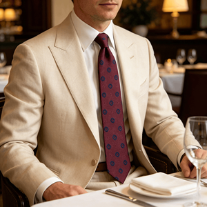 Custom <b>Ties</b> for Men Classic <b>Tie</b> Jacquard Woven <b>Polyester</b> Neckties Wedding Party - Product Image 1