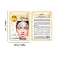 Masque hydratant 3 couleurs au collagène, vitamine C et acide hyaluronique, nourrit et illumine la peau, améliore la peau sèche