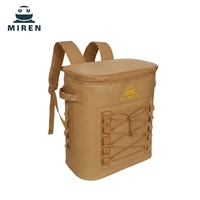 Sac à dos isotherme moderne en TPU de haute qualité, 20L, noir, étanche, hermétique, pour le stockage de vin, de nourriture et de canettes, portable pour le camping