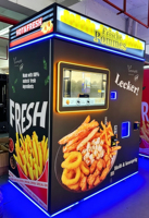 Máquina Expendedora de Papas Fritas Totalmente Automática, Múltiples Opciones, Pantalla Táctil, Gestión Basada en la Nube para Uso Comercial