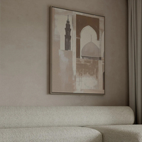 Art mural islamique, calligraphie islamique, impression sur toile, mosquée personnalisée, décoration islamique pour la maison, peintures décoratives pour le salon