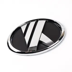 Faites votre propre emblème de voiture en plastique ABS chromé sur mesure Logo 3D Badge de voiture Chrome lettre autocollant Auto voiture emblème Badges en gros