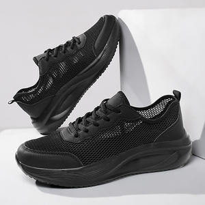 Chaussures de sport pour hommes grande taille, respirantes, en maille, semelle légère en EVA, pour le printemps et l'été, style marche, vente en gros - Product Image 2