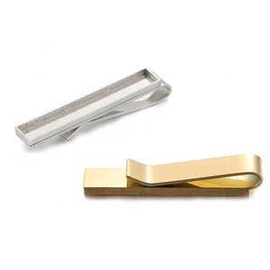Yiwu Aceon Acero inoxidable Estrecho Liso Hombres Regalo de memoria Personalizado DIY Grabado Acabado brillante Clip de corbata Clip de <span class=keywords><strong>dinero</strong></span> en efectivo - Product Image 2