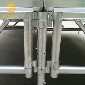 Plataforma de escenario de madera contrachapada para escenario móvil de aleación de aluminio portátil para actuaciones de eventos - Product Image 6