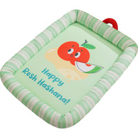 Tapis de repos pour animaux de compagnie pour la fête juive Rosh Hashana, léger, fin, en tissu respirant, avec rebord surélevé, antidérapant, portable