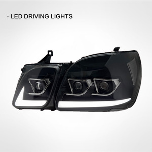 Nuevo Conjunto <span class=keywords><strong>de</strong></span> Faros Delanteros <span class=keywords><strong>de</strong></span> 12V para Lexus LX470 98-07 con Luces Diurnas LED y Señales <span class=keywords><strong>de</strong></span> Giro Secuenciales - Product Image 2