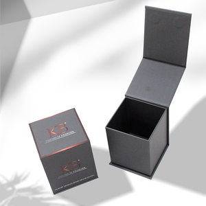 Custom Recyclable Grey Board Rigid Magnet Box Packaging Luxury Book Shaped Magnetic Gift Box with Magnetic Lid - Product Image 1