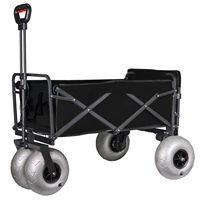 Chariot pliable électrique Top One, capacité de charge de 240 L, 70 kg, 16,8 V, 4000 mAh, chariot de plage motorisé avec roues de 9 pouces pour le camping, le jardin et les courses