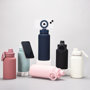 Botellas de Agua Deportivas Personalizadas con Logotipo, de 25oz/32oz/1L, de Doble Pared, con Tapas Magnéticas para Teléfono, Venta al Por Mayor - Product Image 4