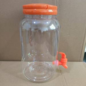 Dispensador de Bebidas Portátil para Camping Atacado de Fábrica Recipiente de Suco de Plástico Tanque de Armazenamento de Água PET Grande Capacidade 3500ml - Product Image 6