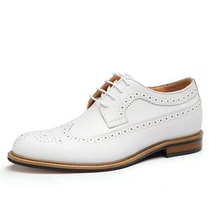 Chaussures Oxford sur mesure faites à la main pour hommes, en cuir de vachette, semelle extérieure en caoutchouc, à enfiler, bout résistant, antidérapantes, légères, pour affaires - Product Image 1