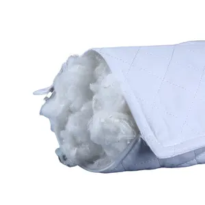 PET daur ulang serat poliester 1,2d 1,4d kekuatan tinggi untuk Pemintalan tekstil