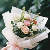 Papier d'emballage personnalisé pour bouquets de roses conservées pour la Saint-Valentin et le jour de l'amour Vente en gros Décoration intérieure et idées cadeaux