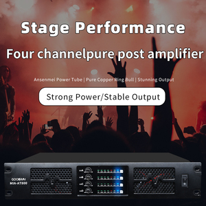 Amplificador <span class=keywords><strong>AB</strong></span> de clase profesional, amplificador de sonido de 4 canales, 4*800W, amplificador de potencia de Metal de alta calidad, 2 unidades - Product Image 2