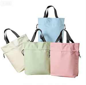 กระเป๋าผ้าแคนวาสคุณภาพสูง ทนทาน เป็นมิตรกับสิ่งแวดล้อม ใช้ซ้ำได้ กันน้ำ ปิดด้วยซิป พกพาสะดวก รับสกรีนโลโก้ - Product Image 4