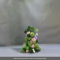 Accessoires de mariage, style forêt, fleurs artificielles en soie, arche de fleurs d'hortensia, toile de fond, arches murales, décoration florale de scène de fête