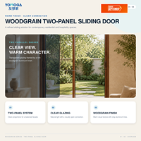 Ventanas Corredizas de Aluminio con Rotura de Puente Térmico, Persianas Ajustables, Insonorizadas para Cocina, Calificadas por Energy Star, Proveedor de Tamaños Personalizados