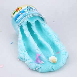 Ocean Theme Candy Ice Cream Silk DIY 4-Color Fluffy Cone <b>Plasticine</b> Cloudy Slime Toy for Kids Ages 5+ Fidget Toy - Product Image 6