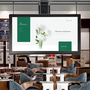 Mount 32inch Digital Signage Advertising POE NFC WIFI Business Android All in One Tablet PC Video <b>Wall</b> <b>Display</b> for Shop WF2136T - Product Image 1