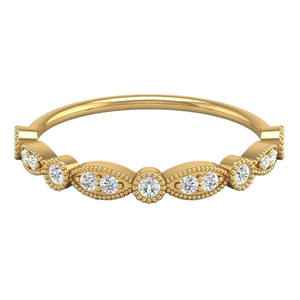 Bague de mariage en or 18 carats véritable, certifiée par un tiers, avec diamant de laboratoire taille marquise haut de gamme PROVENCE, clarté VVS1, vente en gros sur mesure - Product Image 3