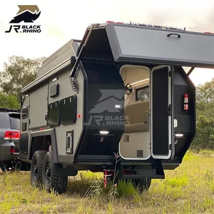 La caravana ligera 4x4 más popular y remolque de camping Camper todoterreno RV remolque hogar