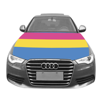 Personnalisé fierté arc-en-ciel LGBT Gay Tansqender lesbienne USA Gay Canadien Gay Mexique Gay capot de voiture drapeau de couverture