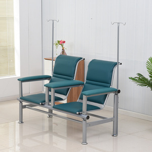 Sillas de espera para hospitales Oulang Furniture, silla de infusión metálica de doble asiento para uso en clínicas y hospitales - Product Image 2