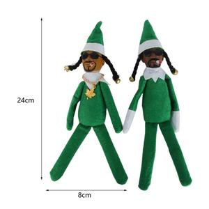 Regalos divertidos Snoop Dogg Elf tela no tejida brillante Vacaciones de Navidad juguete de peluche decoración de Año Nuevo Snoop Stoop novedad muñeca - Product Image 3