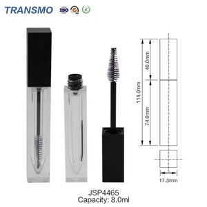 New <b>clear</b> Empty <b>Mascara</b> Bottles with Wands Eyeliner Container Luxury <b>Mascara</b> Tube Vegan Eco Friendly <b>Mascara</b> Tubes - Product Image 2