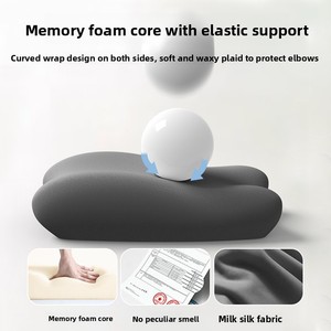 Rehausseur de repose-bras pour chaise de bureau et de gaming ; Coussin de coude en mousse à mémoire de forme, housse personnalisable universelle - Product Image 4
