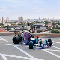 Kart électrique 4x4 Sprite 2025, nouveau modèle adulte, 72V 3000W, avec frein à disque, pédale, châssis, moteur, buggy pour usage extérieur, 70 km/h, 200 kg