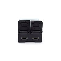 Chargeur de voiture étanche 12v double prise PD téléphone voiture