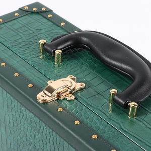 Set di valigie di lusso impermeabili Premium Unisex con fodera in pelle scamosciata - Product Image 4