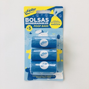 Bolsa para excrementos de perro personalizada, biodegradable, compostable, con fragancia EPI, para parques, para mascotas, de HDPE, tipo chaleco/camiseta, impresa en huecograbado - Product Image 3