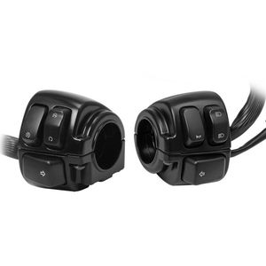 1 "25mm Commutateurs de commande de guidon de <span class=keywords><strong>moto</strong></span> Kill Start Turn Signal Switch avec <span class=keywords><strong>faisceau</strong></span> de câblage pour Harley 883 SOFTAIL - Product Image 3