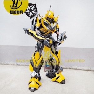 Disfraz de Bumble <span class=keywords><strong>Bee</strong></span> LED para adultos, <span class=keywords><strong>Robot</strong></span> transformador portátil para actuación de baile en escenario - Product Image 6